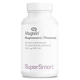 Magnesium L-Threonate (Magtein) – Trägt zur Verringerung von Müdigkeit und Ermüdung bei – Hochwertige Magnesium-Form – Vegan – Glutenfrei – SuperSmart