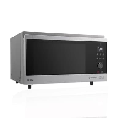 LG MJ3965ACS - Mikrowellen-Ofen 4 in 1 Smart Inverter; maximale Leistung Umluft 1850 W, Grill 950 W, Mikrowelle 1100 W; 39 l Kapazität; Edelstahl