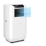 Klarstein Klimaanlage, 5-in-1 Mobiles Klimagerät, Luftentfeuchter, Ventilator, Nachtmodus, Antibakterieller Luftreiniger, Sehr Leise & Mobile Klimaanlage mit Abluftschlauch, 15000 BTU, Antikweiß