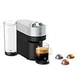 Nespresso Vertuo Pop+ Kaffeekapselmaschine Silber | Gourmetkaffee mit perfekter Crema in 4 Tassengrößen