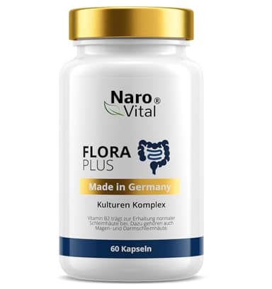 Darmkur* Probio Kulturen Komplex Hochdosiert - Mit Lactobacillus & Bifidobakterien - 23 Bakterienstämme ohne Inulin, 600 Mrd. KbE je Dose | 60 magensaftresistente Kapseln - Ohne künstliche Probiotika