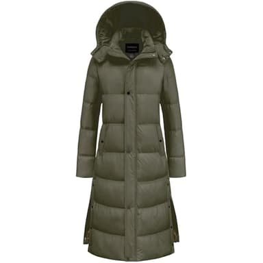 Winterjacke Damen Lang Steppmantel Winter Warm Daunenmantel Mit Kapuze Skijacke Langarm Übergangsjacke Lose Casual Winterparka Eleganter Mantel Damen Kuscheljacke Zippered Winddicht Funktionsparka