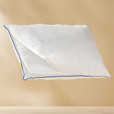 Emma Classic Flauschkissen 80x80 – Ovales Mikrofaser Kopfkissen, verstellbar, maschinenwaschbar & ergonomisch, weich & für individuell anpassbaren Schlafkomfort