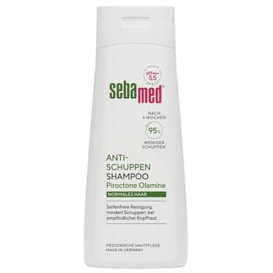 Sebamed Anti-Schuppen Shampoo 200 ml, bis zu 95% weniger Schuppen nach nur 4 Wochen, für normales Haar, zur täglichen Haarwäsche geeignet, Schuppen Shampoo für Männer und Frauen