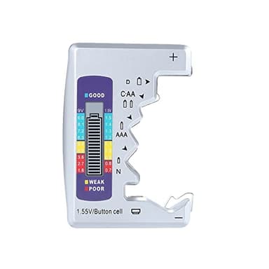 DollaTek batterieprüfer 1.5V 9V AA AAA LR44 Digital lcd Batterie tester Kapazität tester Universal Lithium Batterie Power Supply Checker Messwerkzeuge für knopfzellenbatterien