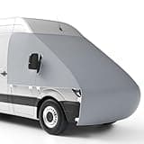 Btstil Abdeckung Frontscheibe Kompatibel with Wohnmobil FIAT Ducato ab 2006-2024, 600D Oxford Vliesstoff Wohnmobil Frontschutzplane, Anti-Kondensation im Winter und Sonnenschutz Im Sommer