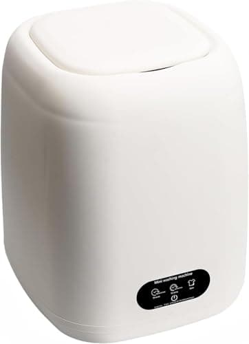 Portable Mini Waschmaschine, 9L Mobile Waschmaschine mit Schleuder, LCD-Touchscreen, Tragbare Wash maschine für Wohnmobil(Waschvorgang: <60dB) [Energieklasse A]