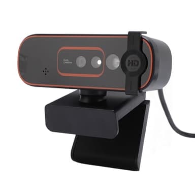 Tosuny Webcam mit Wins Hello, 1080P 30fps Autofokus, USB Computer Webkamera mit Mikrofon und privater Abdeckung, Gesichtsverbesserung, für Live Streams und Online Unterricht