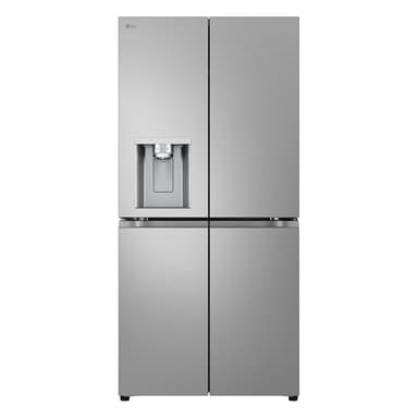 LG GML861PYPE Side by Side Slim Kühlschrank, Klasse E, 506 L, Multi-Door Kühlschrank mit Gefrierfach, Eis-, Crushed Ice- Wasserspender mit UVnano, Total NoFrost, Smart Inverter Kompressor, Wi-Fi