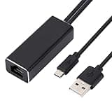 Ethernet Adapter für Fire TV Stick, Micro USB auf RJ45 LAN Netzwerkadapter, LAN Kabel Adapter für Fire TV Stick, Ethernet Adapter für Chromecast, Micro USB auf Ethernet 100Mbps Adapter