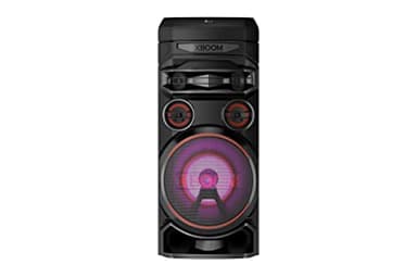 LG XBOOM RNC7, 3-Wege-Soundsystem mit 5 Lautsprechern (Dolby Audio, Karaoke- & DJ-Funktionen, Beleuchtung), Schwarz [Modelljahr 2023]