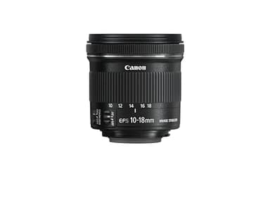 Canon EF-S 10-18mm F4.5-5.6 IS STM Ultraweitwinkel Objektiv (67mm Filtergewinde) schwarz