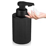 Phneems Seifenspender Automatisch Elektrische Seifenspender Sensor Mit Sensor Seifenspender Automatischer Schaum Soap Dispenser Automatic No Touch Schaumspender FüR Bad,KüChe,BüRo USB Schwarz