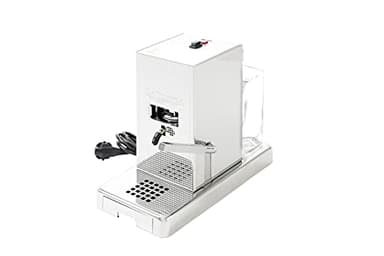 La Piccola Perla italienische Espressomaschine für ESE-Pads Umweltbewusst und sparsam im Verbrauch Für Standard ESE-Pads 44mm PICP4S4GXX Silber