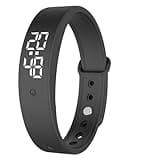 RANJIMA Vibrationswecker Armband, Vibrationsalarm Erinnerung Uhr,Silent Vibrating Alarm Reminder Watch mit Timer und 6 täglichen Alarmen,Trinkerinnerung Alarm Medikamenten Wecker für Kinder Erwachsene