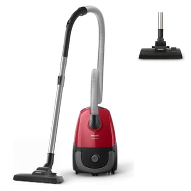 Philips Series 2000 Staubsauger mit Beutel – 900-W-Staubsauger mit Allergiefilter, 9 m Aktionsradius (FC8243/09)