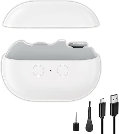 Elektrische Nagelknipser – 2026 Smart Nagelknipser Für Senioren, Elektrischer Nagelknipser Mit Led-Licht, Schmerzloser Zehennagelschneider Für Dicke Nägel, Arthritis, Sehbehinderung (Weiß)