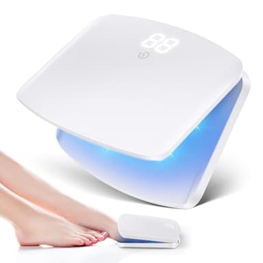 Nagelpilz LaserGerät, Berrlly Nail Fungus Laser Device Verwendung für Mehrere Nägel, Passen Sie die Höhe Nach Oben und Unten an, Keine Sorge, Deine Nägel Bleiben Stecken-Weiß-1