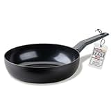 Fackelmann Wokpfanne 28cm Statement – Keramik beschichteter Wok - Pfanne aus recyceltem Aluminium mit Antihaft-Beschichtung, Wabenbodenstruktur – Für alle Herdarten inklusive Induktion, PFAS-frei