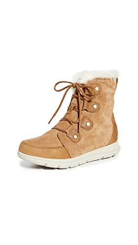Sorel Damen-Winterstiefel, SOREL EXPLORER JOAN Braun Camel Brown X Ancient Fossil