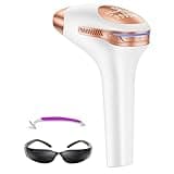 IPL Geräte Haarentfernung, 600-1200NM Effizient IPL Laser Haarentfernung und 9 Energiestufen für Damen/Herren, Gesich, Bikini, Körper, Beine, Achseln