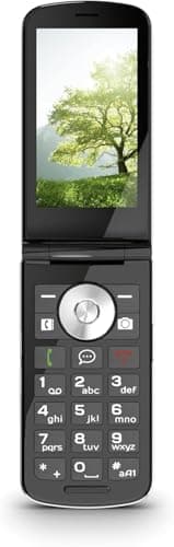 Emporia TOUCHsmart.3 New Edition, 4G Handy für Senioren, dedizierte Taste für Whatsapp und Messaging-App, hohe Lautstärke, 3.25" Farbdisplay, Ladestation, Schwarz
