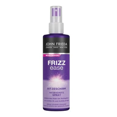 John Frieda Hitzeschirm Hitzeschutz Spray - Inhalt: 200 ml - Aus der Frizz Ease Serie - Schützt das Haar vor Stylinghitze