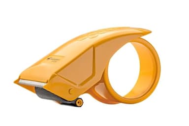 KANGARO Packbandabroller, Klebebandabroller 50-75mm, Abroller für Packband Farbmix, 1Stk.,