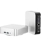 GEEKOM A6 Mini PC, AMD Ryzen 7 6800H, 3-Jahre-Support, Metallgehäuse, 32GB DDR5 1TB M.2 SSD, Mini Computer für Spiele/Büro/HTPC, USB4 x 2, 4K Quad Display, WiFi 6E, Windows 11 Pro