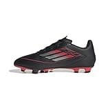 adidas Unisex F50 Club Football Boots FG/MG Fußballschuhe, core Black/Iron met./Lucid red