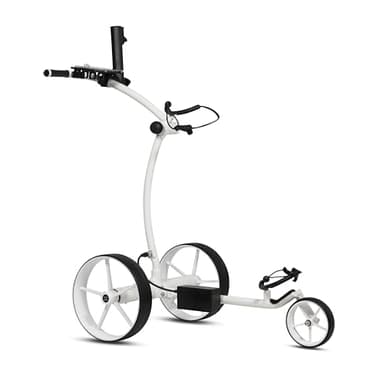 tour made RT-630 / RT-630S Golftrolley Elektrisch I Dual Motor I Rückwärtsgang I Bergabfahrbremse I Lithiumakku für 27-36 Loch I viel Zubehör I Deutsche Markenqualität