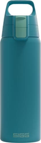 Sigg - Edelstahl Trinkflasche - Shield ONE Blue Puya - Für Kohlensäurehaltige Getränke Geeignet - Auslaufsicher - Federleicht - BPA-frei - Outdoor & Fitness - Blau - 0.75L
