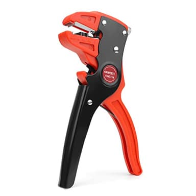 KAIWEETS Automatische Abisolierzange und Schneidzange, 2-in-1-Abisolierwerkzeug, Verstellbares 24–10 AWG(0,2 mm² - 5,5 mm²), Elektrokabel-Abisolierzange für Elektronische und Kfz-Reparatur