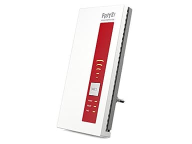 AVM FRITZ!WLAN Repeater 1160 (Dual-WLAN AC + N bis zu 866 MBit/s 5 GHz + 300 MBit/s 2,4 GHz), Rot/Weiß, deutschsprachige Version