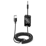 UGREEN Aux Bluetooth Adapter für Auto 2 in 1 Klinke Bluetooth Adapter mit LED Anzeige Bluetooth Transmitter Empfänger für 2 Kopfhörer, Stereoanlage,TV Bluetooth Transmitter Receiver für Handy