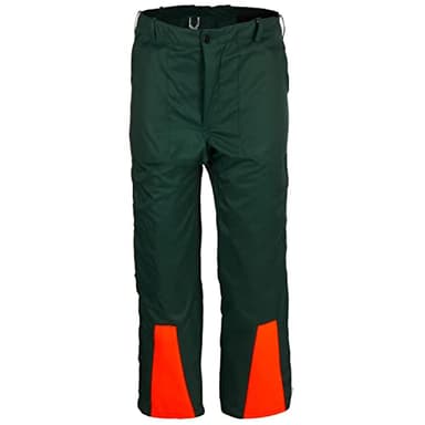 SWS Forst GmbH Schnittschutzbundhose Schnittschutzhose Forsthose Forest-Jack grün Leuchtorange deutsche Herstellung