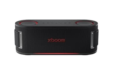LG xboom Bounce by will.i.am, tragbarer Bluetooth-Lautsprecher (Signature Sound, nach Oben gerichtete Passivstrahler, IP67, bis zu 30 Std. Akkulaufzeit), Schwarz [Modelljahr: 2025]
