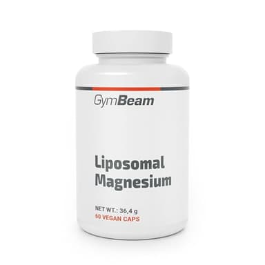 GymBeam Liposomales Magnesium - Hochabsorbierbare liposomale Kapselform, hergestellt mit LipoCellTech™, über 95% Absorption, hilft bei Müdigkeit, Erschöpfung und für optimaler Muskelfunktion, 60 caps