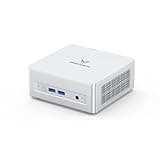 MINIS FORUM UM870 Slim Mini-PC, AMD Ryzen 7 8745H Mini-Computer (8C/16T, bis zu 4,9 GHz), 32 GB DDR5 RAM und 1 TB PCIe 4.0 SSD, DP/HDMI 2.1/USB4, 4 x USB Typ A, WIFI6E/BT5 .3