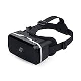 NK Smartphone 3D VR Brille - Smartphone Virtual Reality Smart Glasses 4.7" - 6.53", Betrachtungswinkel 90-100 Grad, 360° Drehung, verstellbare Linse und Pupillenanpassung - Schwarz