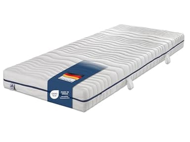 Irisette Stella orthopädische 7-Zonen Kaltschaummatratze, Härtegrad 4 (fest), 90 x 200 cm, Öko-Tex Zertifiziert, produziert in Deutschland