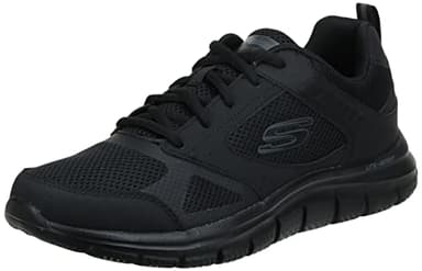 Skechers Herren Track - Syntac Sneakers,Sports Shoes, Schwarz, 43 EU