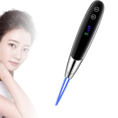 Lnlscle Mole & Skin Tag Remover Pen - 9-stufig Einstellbar für Gesicht/Körper | Warze/Age Spot/Freckle Gerät Mit Präzisionsspitzen