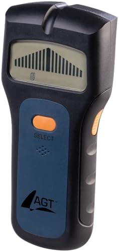 AGT Leitungssucher: Multifunktionaler 3in1-Wandscanner für Holz, Metall & Stromleitungen (Metalldetektor, Kabelsucher, Elektrische Leitung Wandsensor)