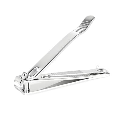 Eupneicu Nagelknipser, Professioneller Nagelzange Aus Edelstahl, Spritzfreier Nagelschneider Für Männer Und Frauen, 1er Pack [Silber]