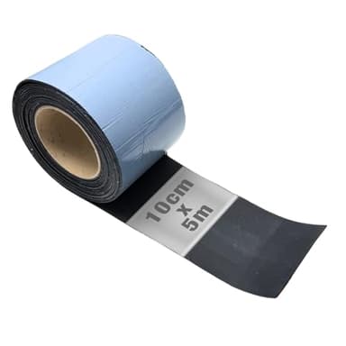 HSS Butylband EPDM 1,7 mm selbstklebend – wasserdichtes Dichtungsband – wetterfest & UV beständig – Reparatur- und Abdichtungsband – 10 cm x 5 m