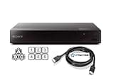 Region Free Blu-Ray Player Compatible with Sony BDP-BX370 with WiFi Multi Region Code Free | Blu-Ray Regions A, B, C | DVD Regions 0-8 with Dynastar 6FT HDMI Bundle