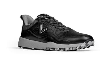 Callaway Golf Herren GTX Golfschuh, Schwarz Grau, 44 EU