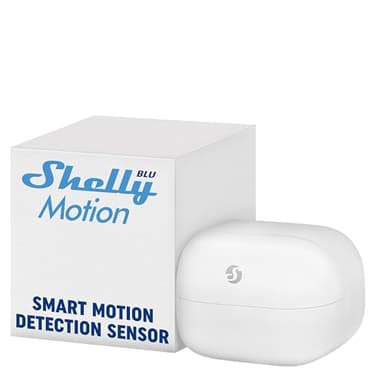 Shelly Blu Motion | Bluetooth Bewegungssensor mit Lux-Sensor | Unmittelbare Reaktion | Hausautomation | Alexa und Google | Gateway Erforderlich | Reichweite bis zu 9 Meter | Szenenaktivierung