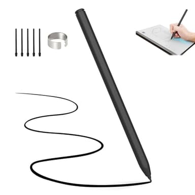 EMR Stift mit Radierer,Remarkable 2 Stift mit Bleistiftclip und 5 Spitzen,4096 Druckempfindlichkeit & Handflächenerkennung & Neigung,Digital Pen für Kindle Scribe/Galaxy Tab&Book/Remarkable/Boox Tab